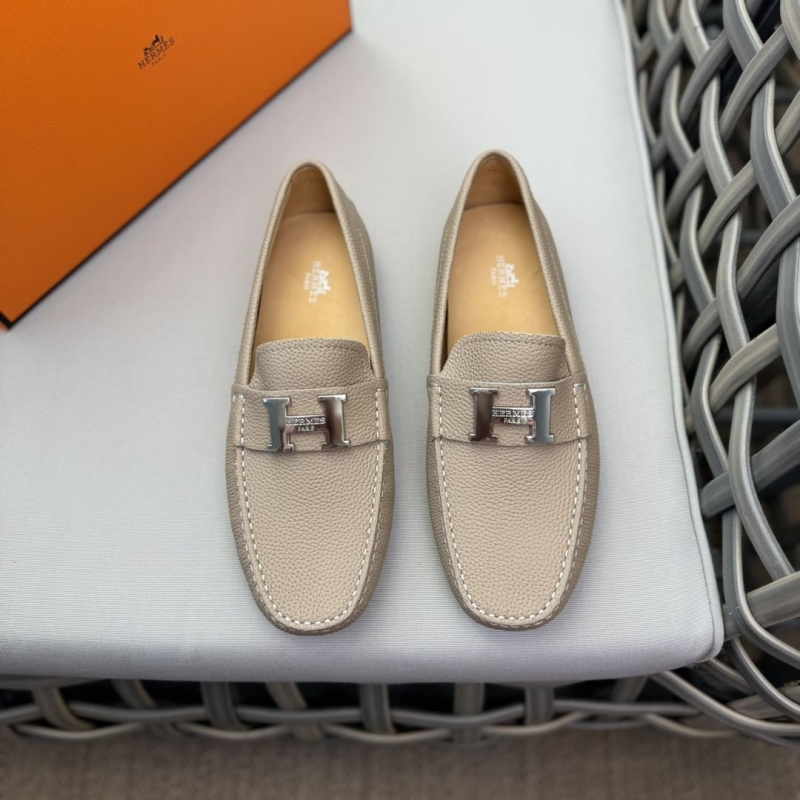 H**mes leather shoes